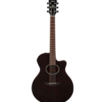 Yamaha APX600M SMB Thinline Cutaway Acoustic/Electric Guitar, Smokey Matte Black